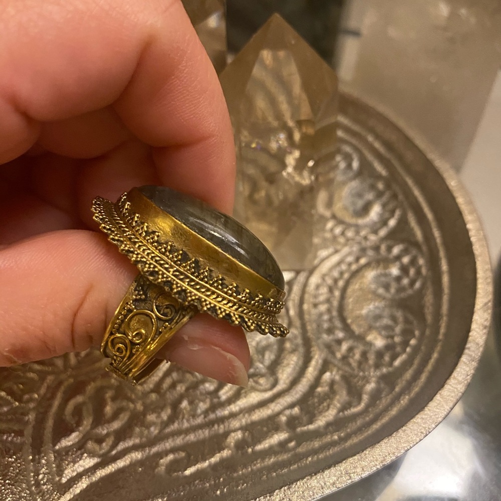labradorite ring - Picture 3 of 5